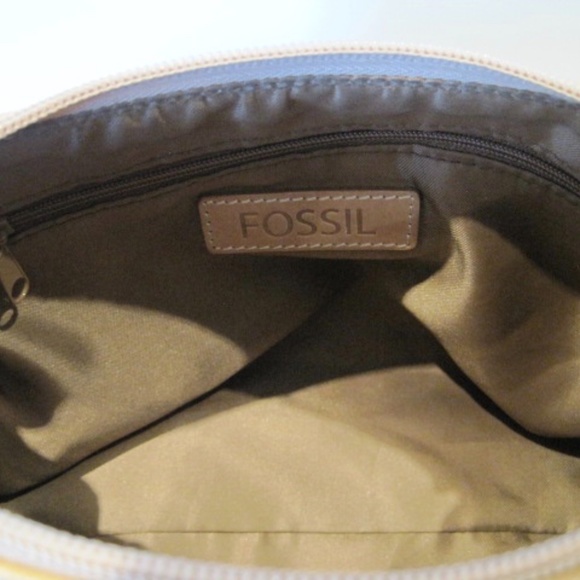 FOSSIL Monogram Canvas Shoulder Bag - Picture 5 of 9